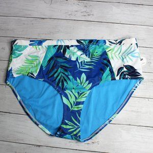 Peyton & Parker Swimwear Women's Plus Size 2X High Waist Swim Bottoms